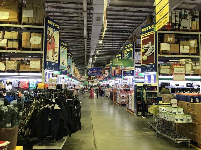 METRO supermarket in Bangalore